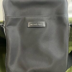 Michael Kors Black Messenger Bag for Men